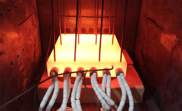 熱彎機(jī)電加熱管測試效果